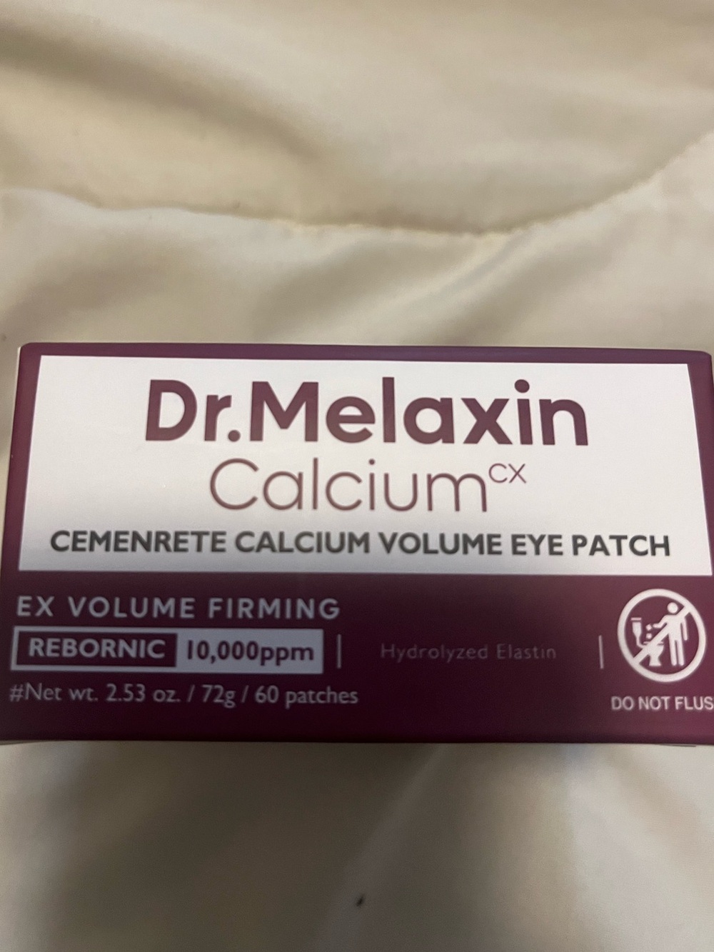 Dr. Melaxin Cemenrete Calcium Volume Eye Patch 60 Patches K-Beauty Firming